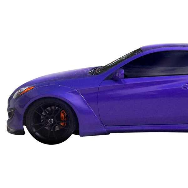 2010-2016 Hyundai Genesis Coupe 2DR Duraflex Circuit 75 MM Front Fender Flares - 2-piece
