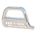 BULL BAR W/ SKID,4IN,STAINLESS