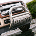 BULL BAR W/ SKID,4IN,STAINLESS