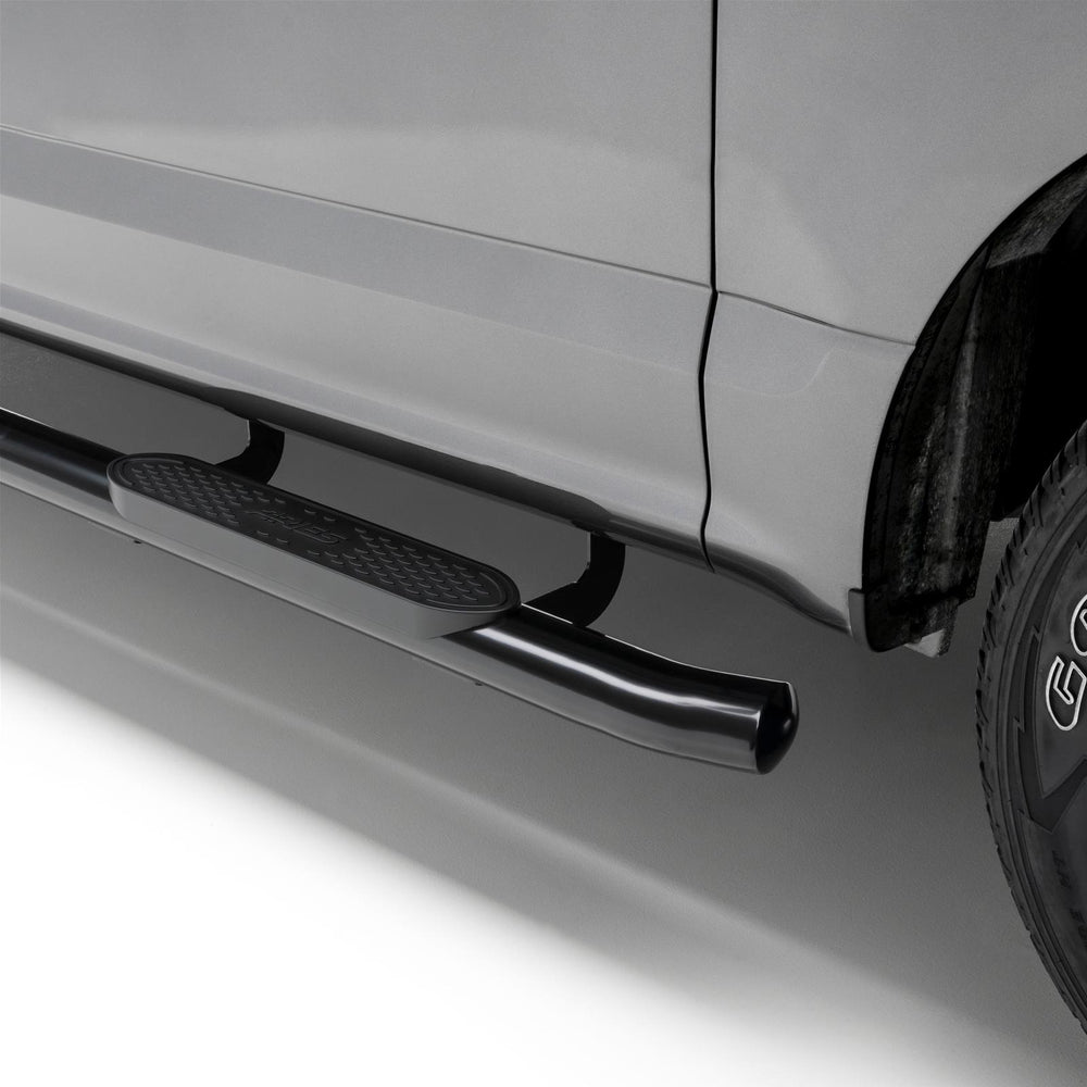 19C SILVERADO/SIERRA 1500 EXTENDED CAB 4IN OVAL SIDE BARS BLACK