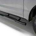 19C SILVERADO/SIERRA 1500 EXTENDED CAB 4IN OVAL SIDE BARS BLACK