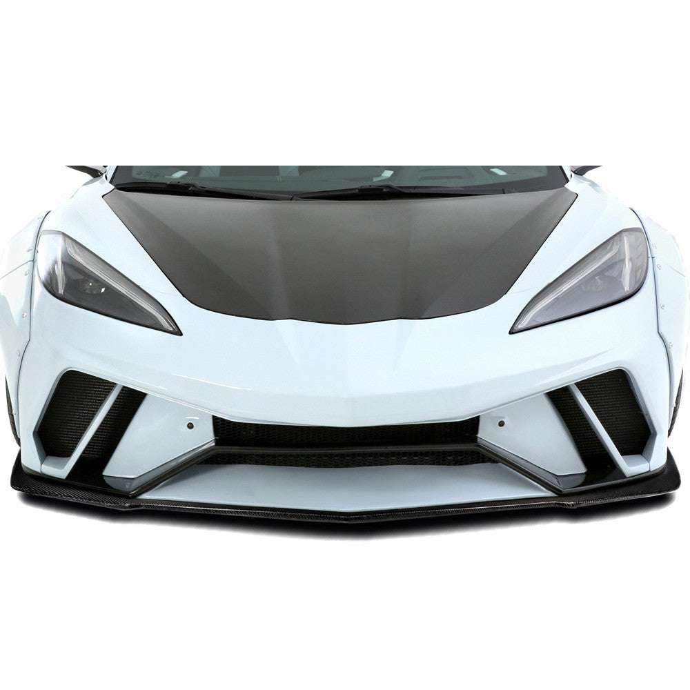 2020-2023 Chevrolet Corvette C8 Carbon Creations Gran Veloce Front Lip Spoiler Air Dam - 1 Piece