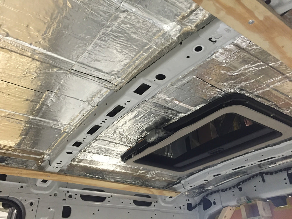 UNIVERSAL ROOF INSULATION KIT POLYMER BLACK BACKING SILVER