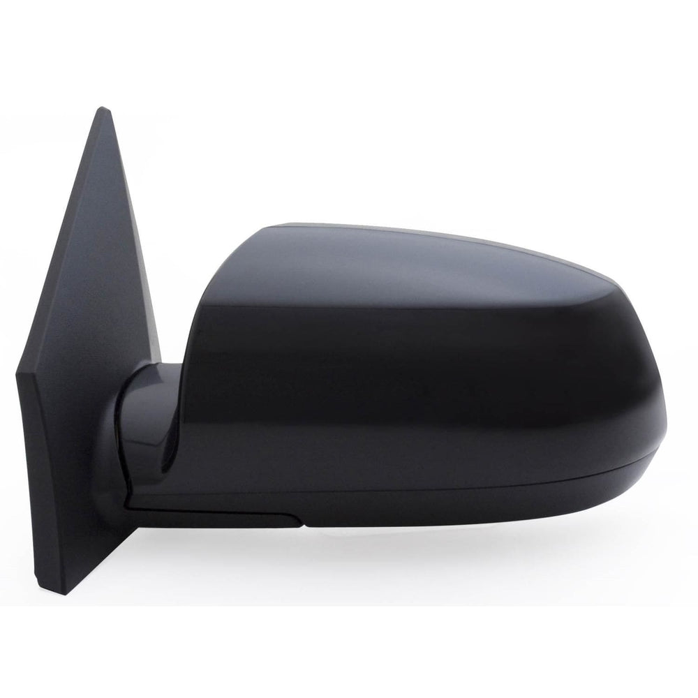0609 KIA RIO 5/SEDAN LH HEATED POWER FOLDAWAY OE MIRROR BLACK PTM COVER CHROME