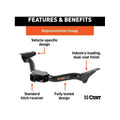 CLASS 3 TRAILER HITCH, 2" RECEIVER,