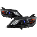 1420 IMPALA HALOGEN OE HEADLIGHT (NOT FIT HID MODEL) OE ALL BLACK