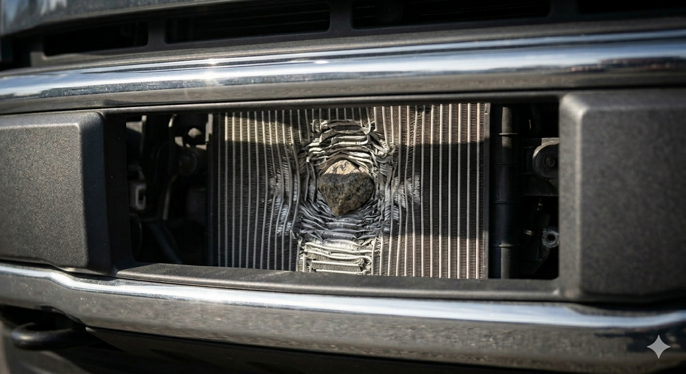 1517 F150 XLT/LARIAT BILLET BUMPER GRILLE POLISHED