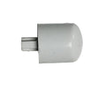 BUTTON, PUSH WHITE