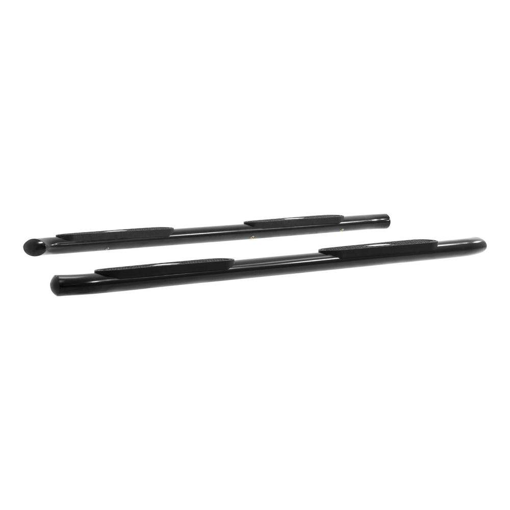 0721 TUNDRA DOUBLE CAB 4IN BLK OVAL TUBES(CUT @ 45 DEGREE ANGLE) BLACK