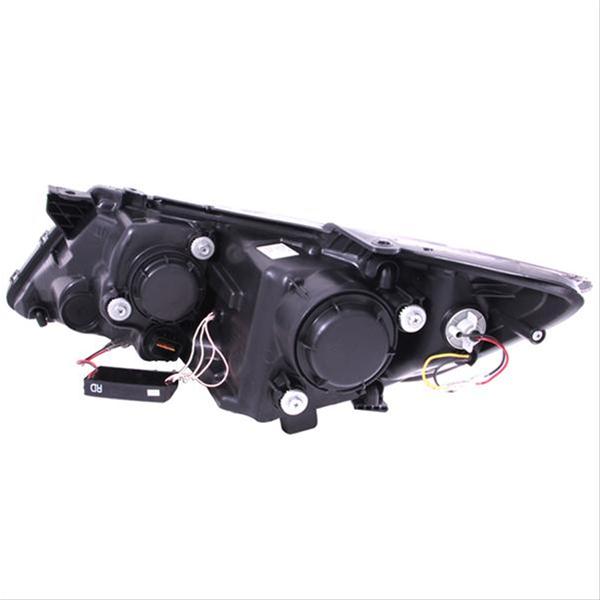1013 FORTE PROJECTOR HALO BLACK CLEAR CCFL G2 HEADLIGHTS DRIVER/PASSENGER