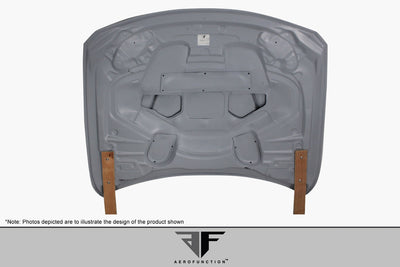 2012-2018 BMW 3 Series F30 / 2014-2020 4 Series F32 AF-1 Hood ( GFK ) - 1 Piece