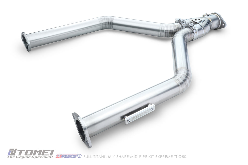 FULL TITANIUM Y SHAPE MID PIPE KIT EXPREME Ti Q50 Q60
