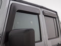 Rampage 2007-2018 Jeep Wrangler(JK) 2-Door Only Low Profile Ventvisor - Smoke