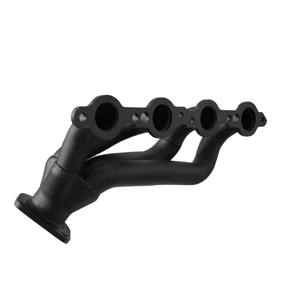 Shorty Headers Black Painted 1999-2002 Chevy/GMC Sierra/Silverado/Suburban/Yukon/Escalade And 2003-2004 Gm Pickup 6.0L With Egr 2WD And 4WD Tube Size 1.625 Inch O.D. W/Egr Black Paint 50-State Legal Header Carb Eo #D-115-16. FlowTech
