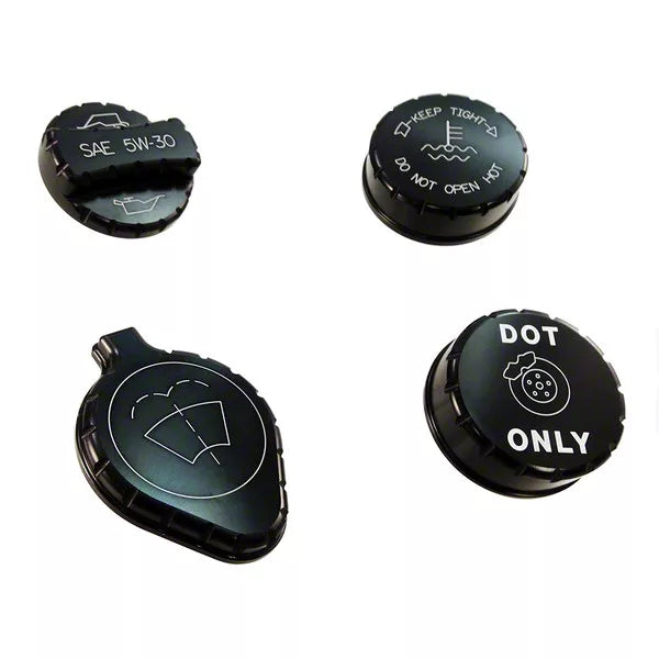 UPR 15 Ecoboost Oil Cap Cover Engraved - Black 1031-34