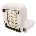 CLASSIC W/O HEADREST LOW BACK WHITE VINYL LEFT