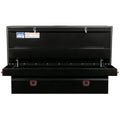 SADDLE BOX STEEL FULL EXTRA WIDE GLOSS BLACK 15.5 CU FT
