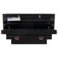 SADDLE BOX ALUMINUM COMPACT DEEP GLOSS BLACK 9.0 CU FT