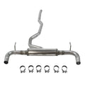 Flow Fx Cat-Back Exhaust System Fits 2014-2022 Jeep Cherokee 3.2-Liter, Flow Fx Cat-Back 2.5-Inch Stainless Steel Exhaust System, 3.5-Inch Black Ceramic Tips, Dual Out Rear Exit Flowmaster