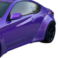 2010-2016 Hyundai Genesis Coupe 2DR Duraflex Circuit 75 MM Rear Fender Flares - 2-piece