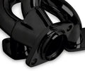 Shorty Headers Black Painted 2007-2011 Jeep Wrangler Jk 2WD/4WD V6-3.8L Tube Size 1-5/8 Inch O.D. Collector O.D 2-1/2 Inch  Black Paint FlowTech