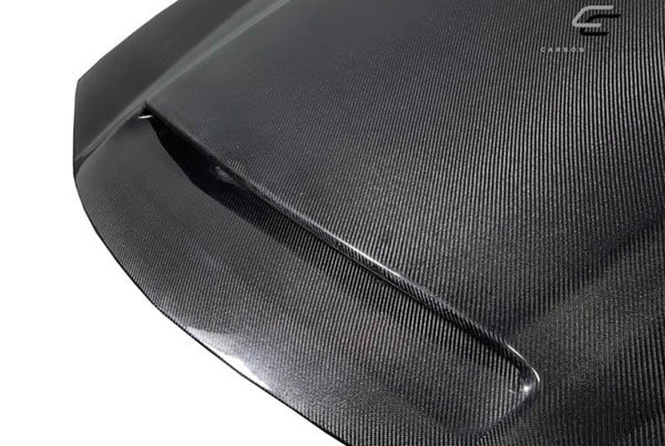 2006-2010 Dodge Charger Carbon Creations Demon Look Hood - 1 Piece