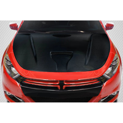 2013-2016 Dodge Dart Carbon Creations MPR V2 Hood - 1 Piece