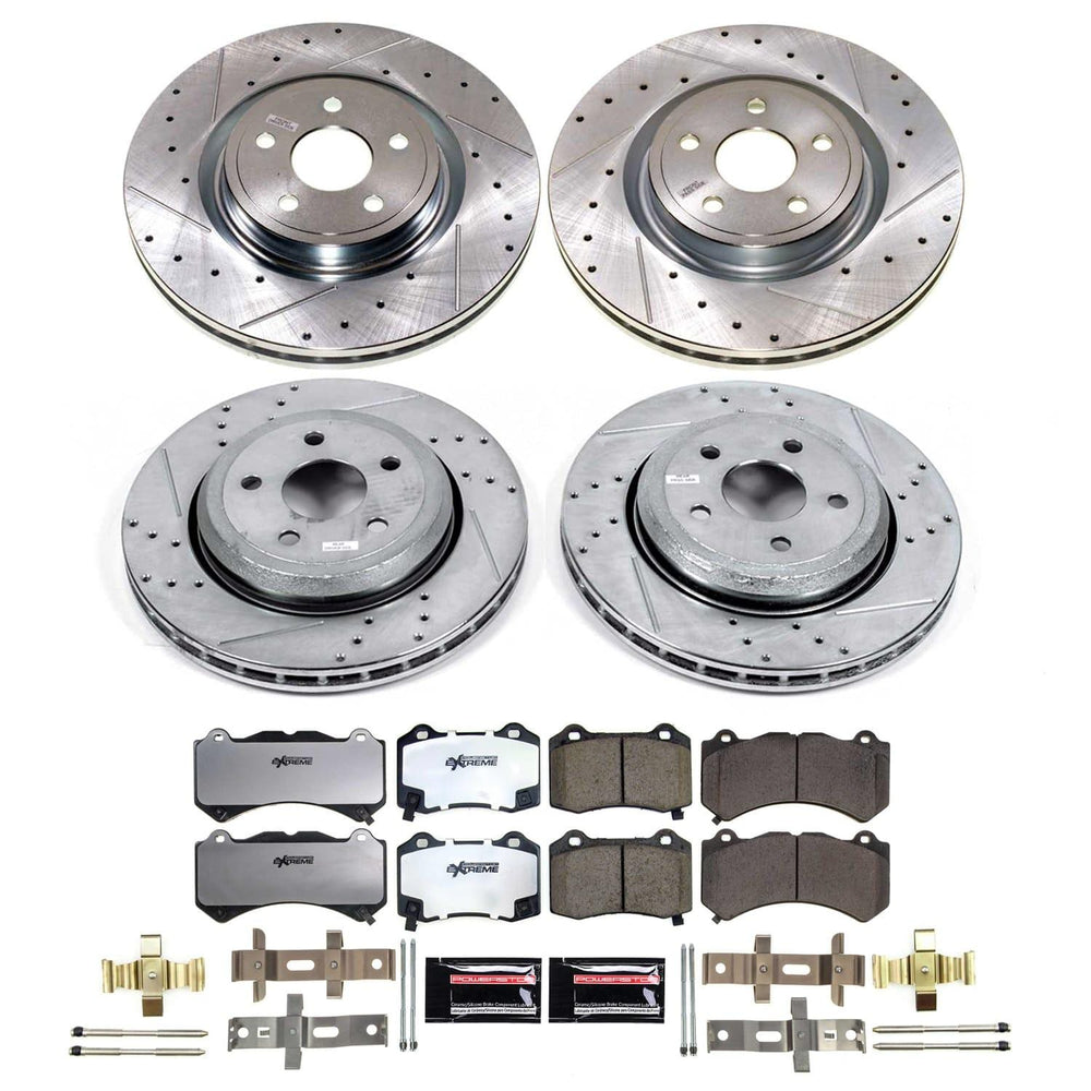 Power Stop 21-24 Dodge Durango Front and Rear Z26 Street Brake Kit