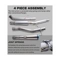 FULL TITANIUM MUFFLER KIT EXPREME Ti CIVIC TYPE-R FK8 TYPE-S
