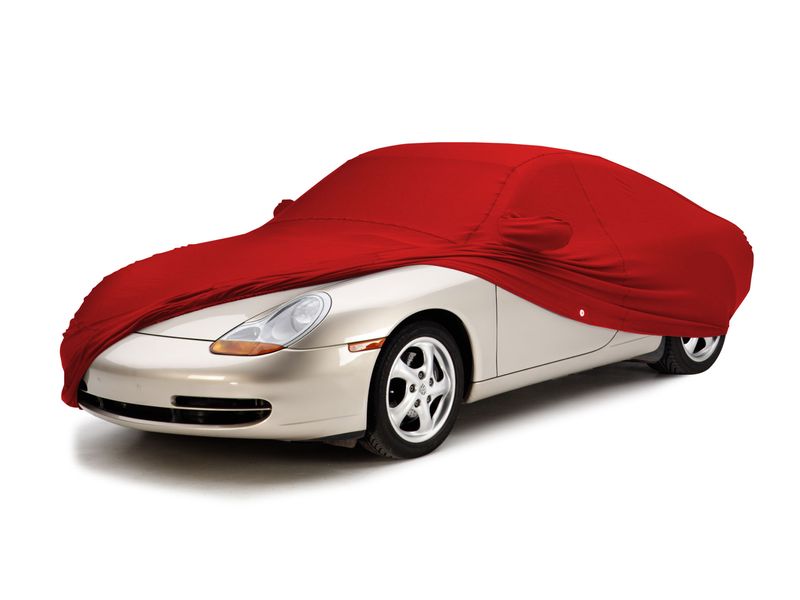 24C CORVETTE ERAY WITH REAR SPOILER CUSTOM FORM FIT CAR COVER BRIGHT RED