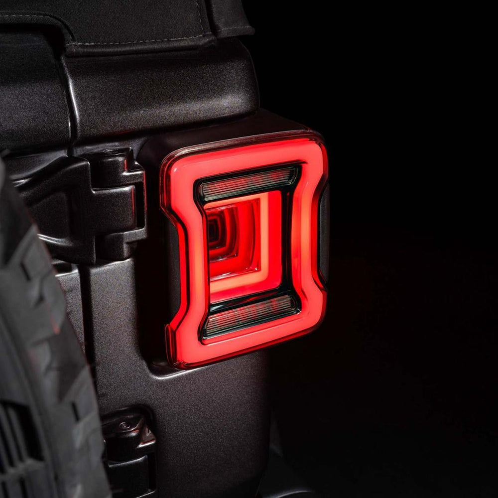 20182022 JEEP WRANGLER LED TAIL LIGHTS SMOKE (PAIR)