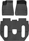 WeatherTech Black Front and Rear Floorliners Fits -20-18 Model X 44869-1-8