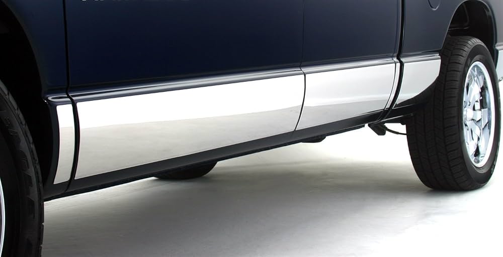 0608 RAM 1500/0609 RAM 2500/3500 MEGA CAB SHORT BED W/BSM STAINLESS STEEL ROCKER PANELS
