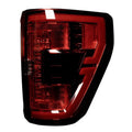 Ford F150 RAPTOR 21-23 (Replaces OEM Halogen Style Tail Lights w/ Blind Spot Warning System) OLED TAIL LIGHTS - Red Lens