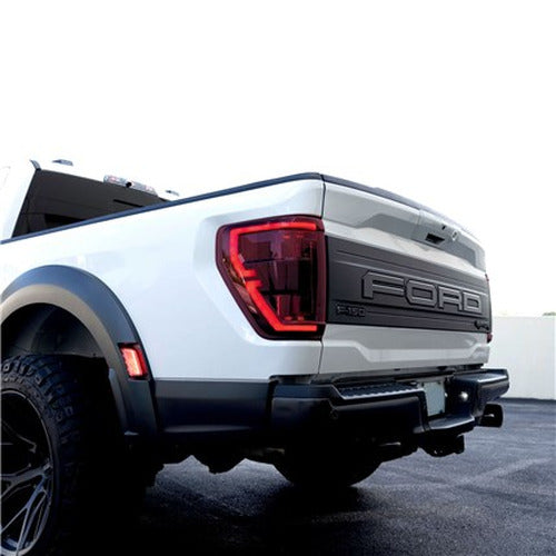 Ford F150 RAPTOR 21-23 (Replaces OEM Halogen Style Tail Lights w/ Blind Spot Warning System) OLED TAIL LIGHTS - Red Lens