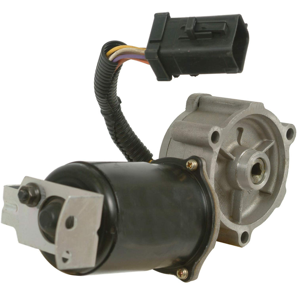 Transfer Case Motor: 1990-1999 Ford F150 F250 Pickups, 7 Terminal Rectangle Plug