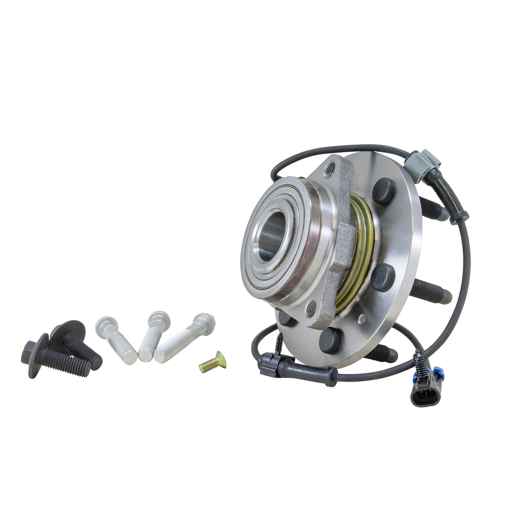 Yukon front unit bearing and hub assembly for 99-07 GM 1 2 ton and 3 4 ton 2WD