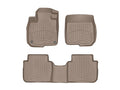WeatherTech Tan Front Rear FloorLiner HP Fits -20-18 Ford 45459-1-2IM