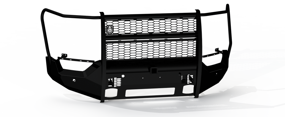 2123 F150 VAQUERO FRONT NON WINCH BUMPER FULL GUARD 2IN RECEIVER TEXTURE BLACK