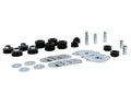Body mount - bushing 12 Bushings 6 Tubes 4 Plates 12 Washers Grease