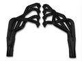 Long Tube Headers Painted 1967-1969 Camaro, 1968-1972 X-Body W, LS Motor Tube Size 1 7, 8 Collector Size 3 Inch Port Shape Round Hooker BlackHeart