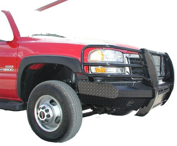 24C SIERRA 2500/3500HD COMMERCIAL FRONT BUMPER W/CAMERA GLOSS BLACK