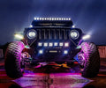 ~(1 lbs. 1X1X1)~ Jeep Wrangler JL/JT Gladiator 9 Inch RGB Headlights - Quad Lock/Interlock Compatible Quake LED