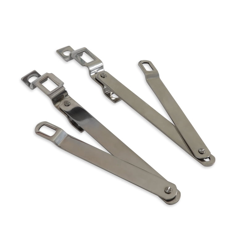 76-87 STAINLESS TAILGATE HINGE SET