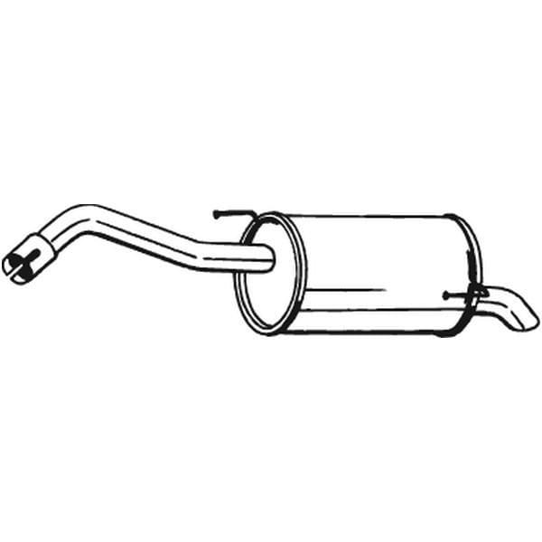 Direct-Fit Muffler - 03-07 Nissan Murano 3.5L