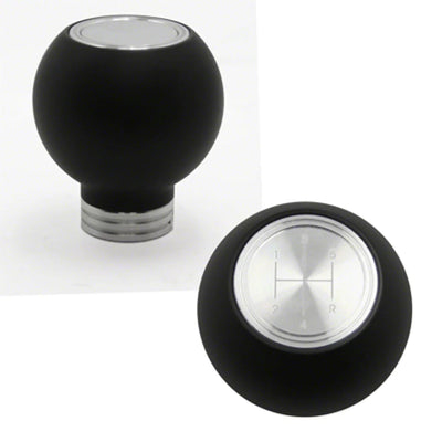 UPR 05-09 Round Composite Knob w/ 5-spd Logo - Satin 1019-01