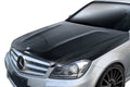 2012-2014 Mercedes C Class W204 Carbon Creations C63 Look Hood - 1 Piece