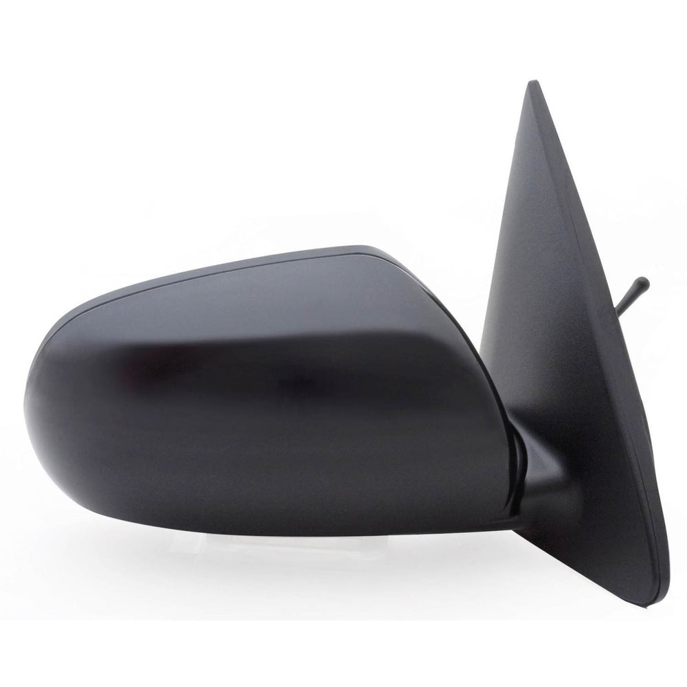 1012 KIA FORTE SEDAN RH MANUAL REMOTE FOLDAWAY OE MIRROR BLACK PTM COVER W/O TU