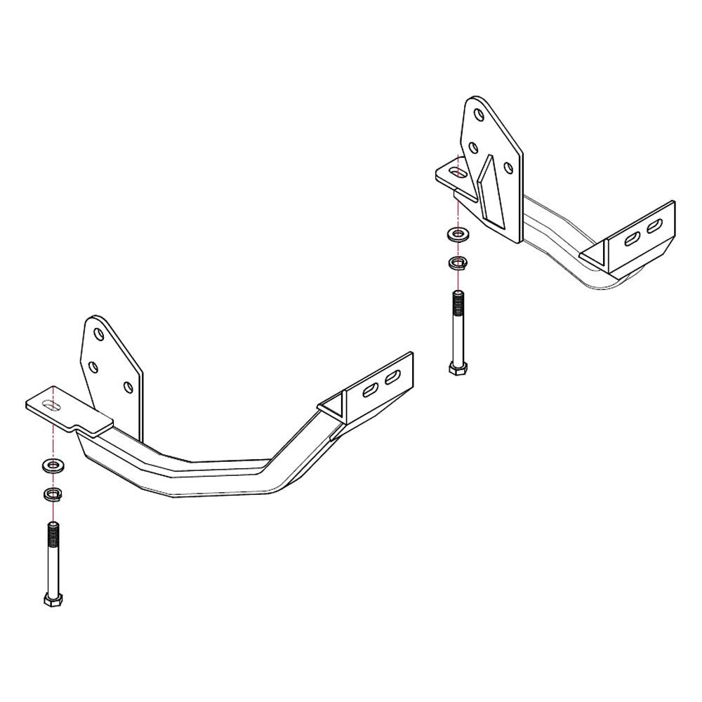 9498 HONDA ODYSSEY/9499 ISUZU OASIS TOW BAR MNTG BRKT KIT