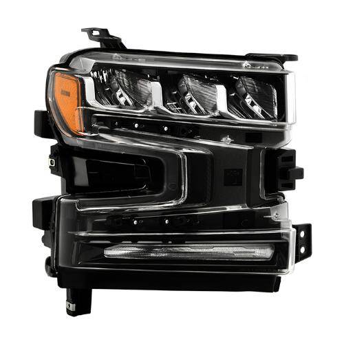 Spyder 19-21 Chevy Silverado 1500 Full LED DRL and High/Low Beam w/ Halogen Signal - OE Right